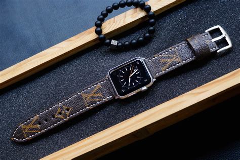 lv apple watch band real|repurposed lv apple watch band.